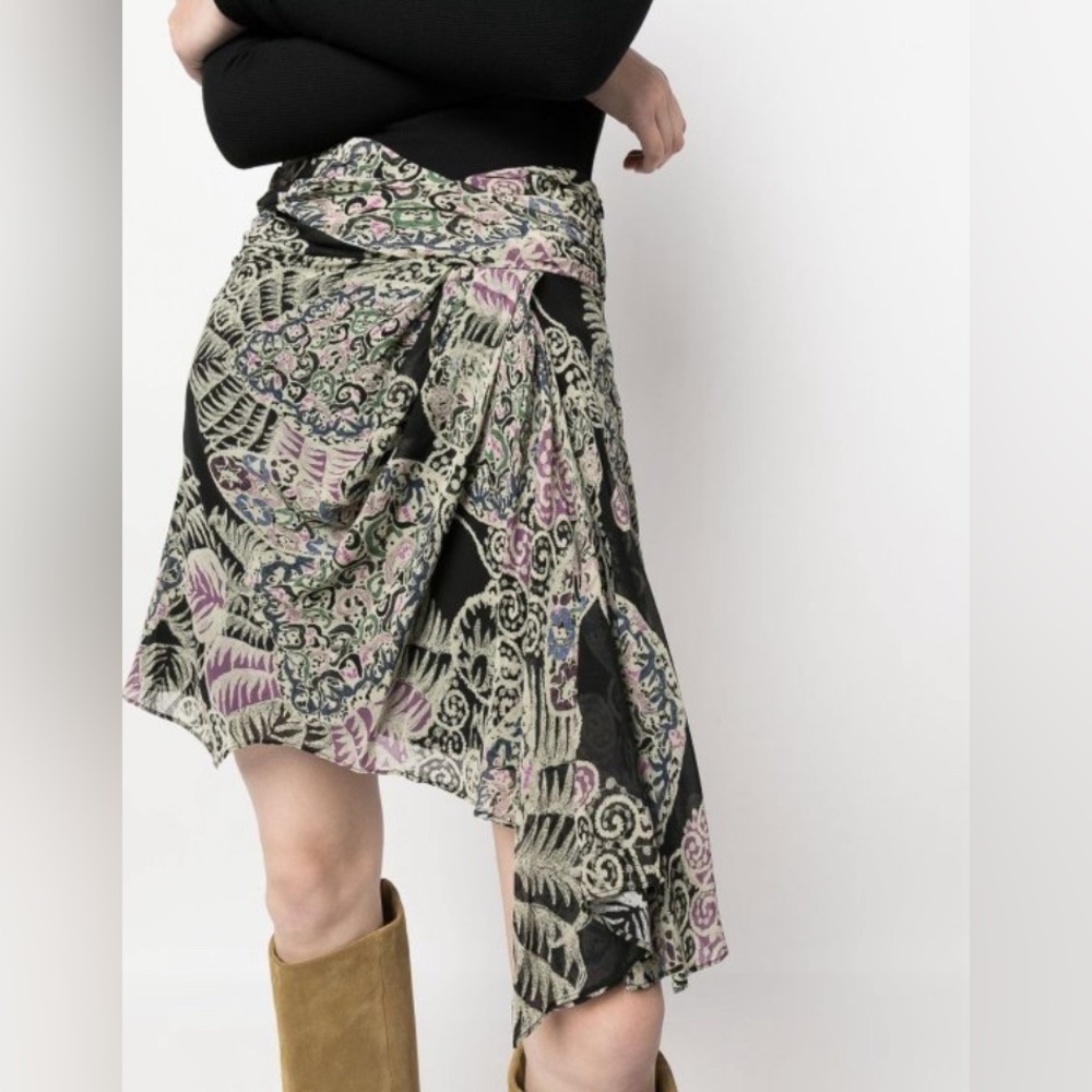NWT IRO | Ripa Silk Short Multicolor Skirt